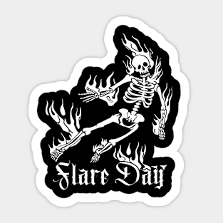 Flare Day Shirt, Chronic Pain shirt, Skeleton Multiple Sclerosis CRPS Ehlers Danlos Syndrome EDS Lupus MS Spoonie Sticker